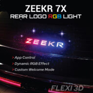ZEEKR 7X Rear Logo RGB LED Running Light